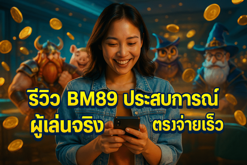 รีวิว BM89 ประสบการณ์ผู้เล่นจริง กับเว็บตรงจ่ายเร็ว