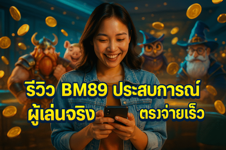 รีวิว BM89 ประสบการณ์ผู้เล่นจริง กับเว็บตรงจ่ายเร็ว
