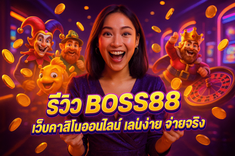 รีวิว BOSS88 เว็บคาสิโนออนไลน์ เล่นง่าย จ่ายจริง