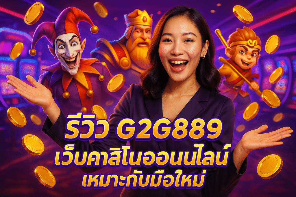 รีวิว G2G889 เว็บคาสิโนออนไลน์ เหมาะกับมือใหม่